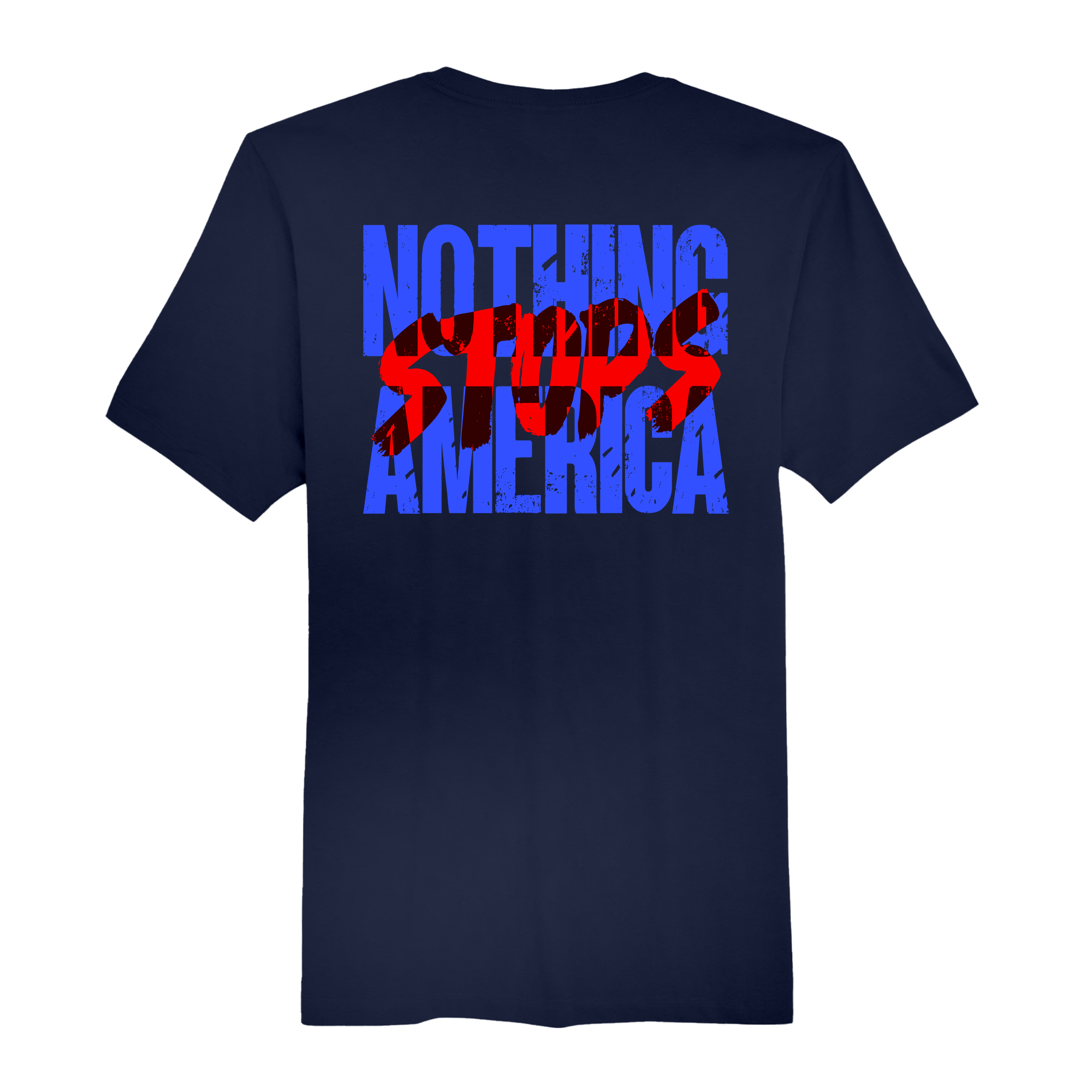Mens Medium Navy Short Sleeve Tee