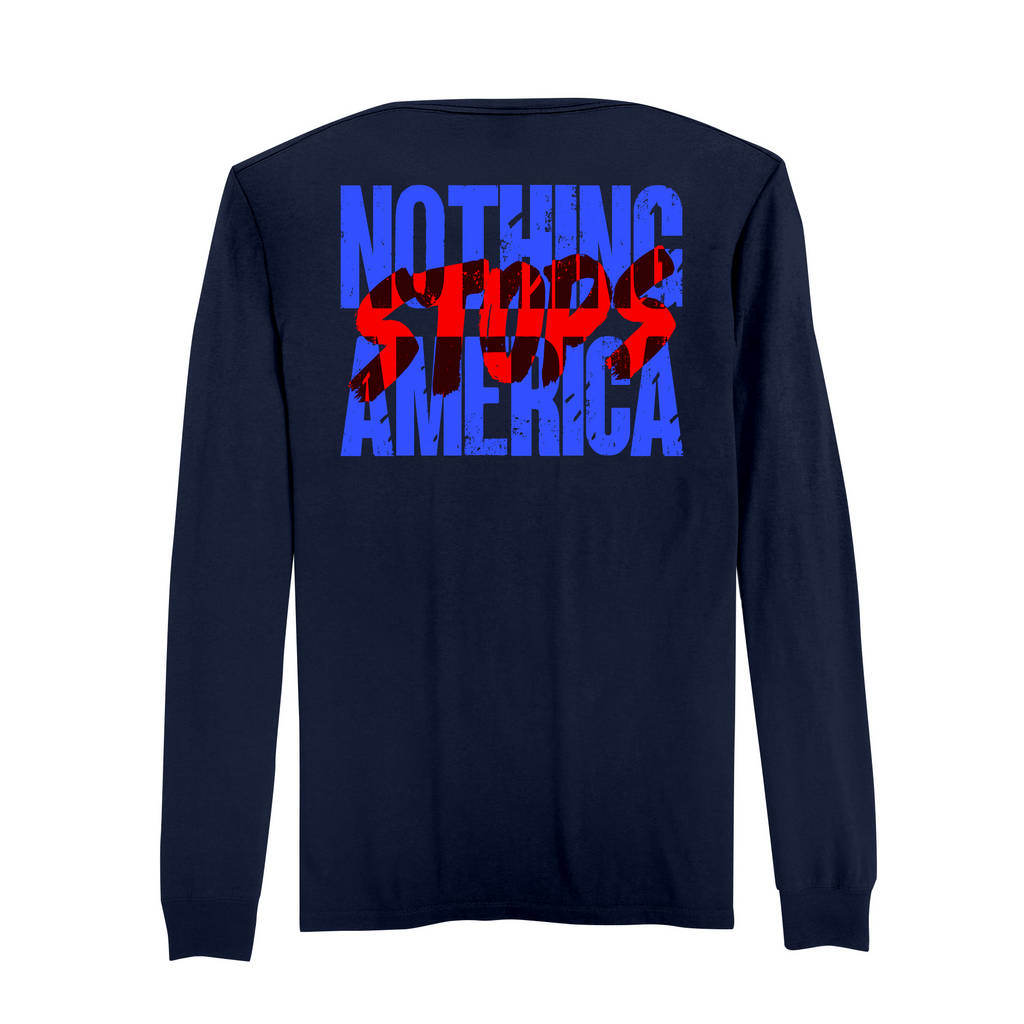 Mens Medium Strong Navy Style_Long Sleeve