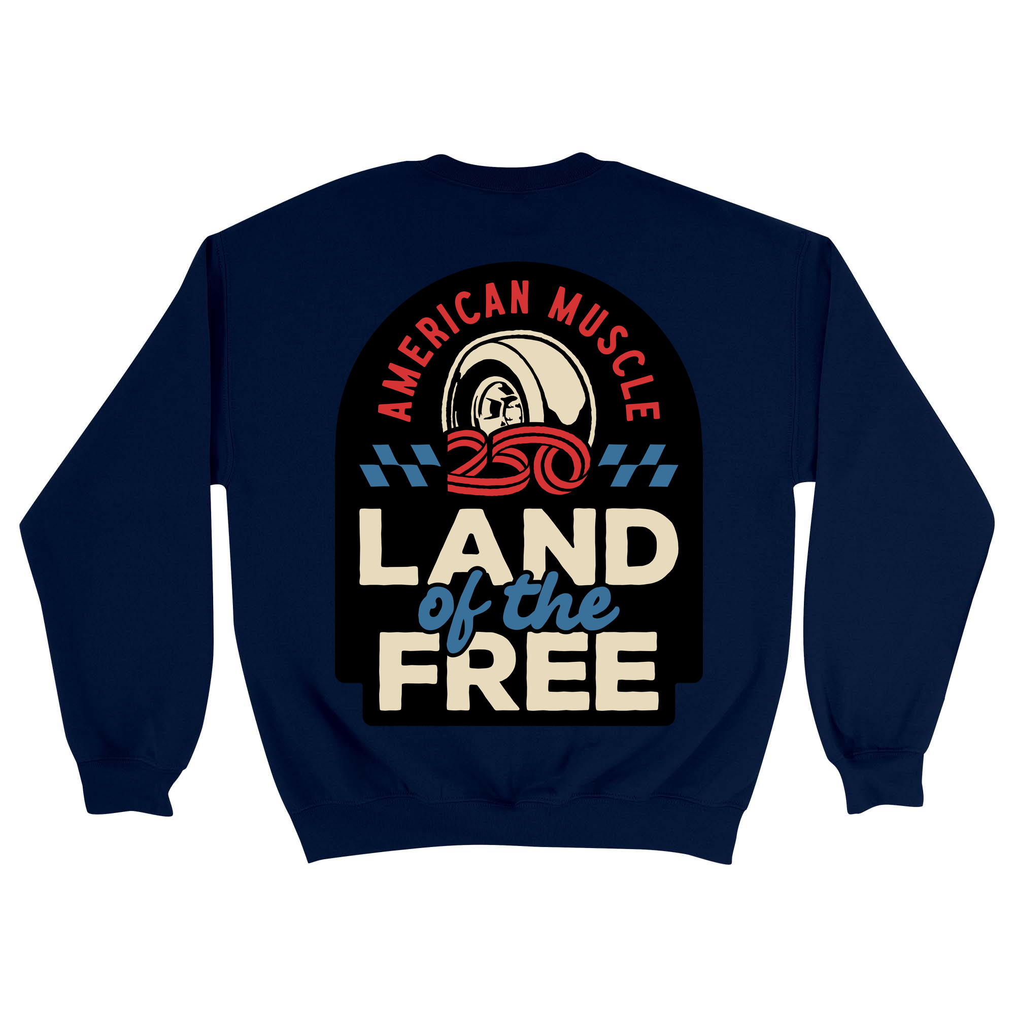 Unisex Medium Navy Crewneck Sweatshirt