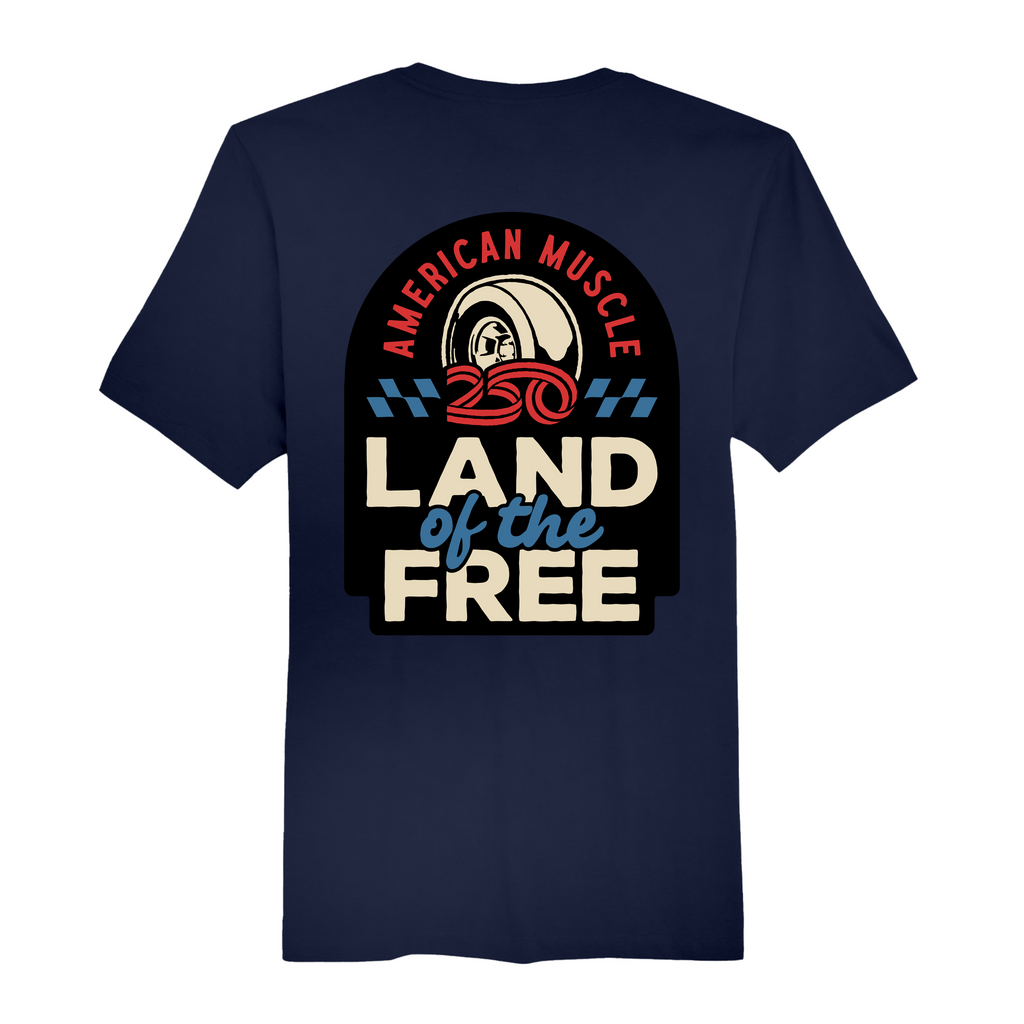 Mens Medium Navy Short Sleeve Tee
