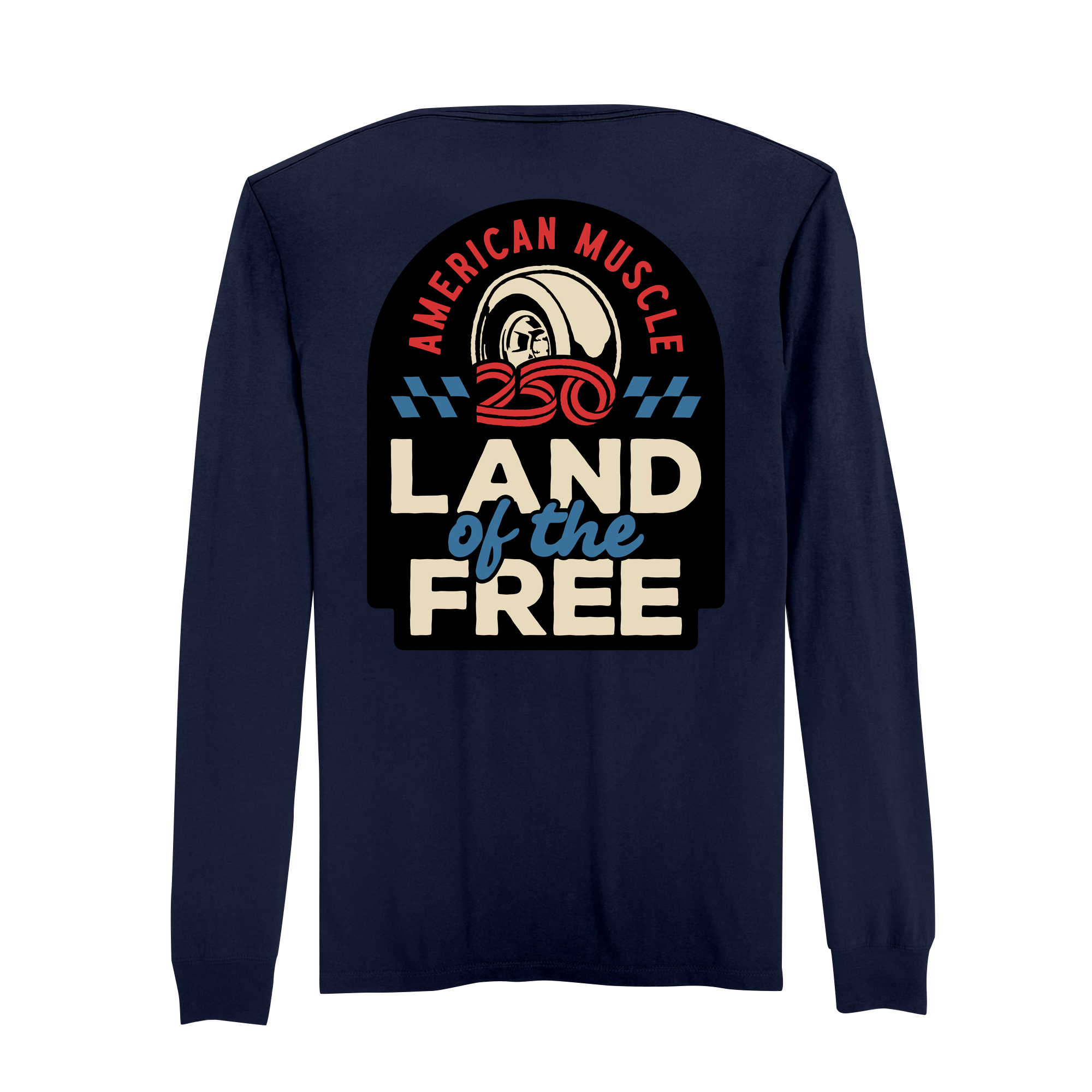 Mens Medium Strong Navy Style_Long Sleeve