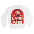 Unisex Medium White Crewneck Sweatshirt