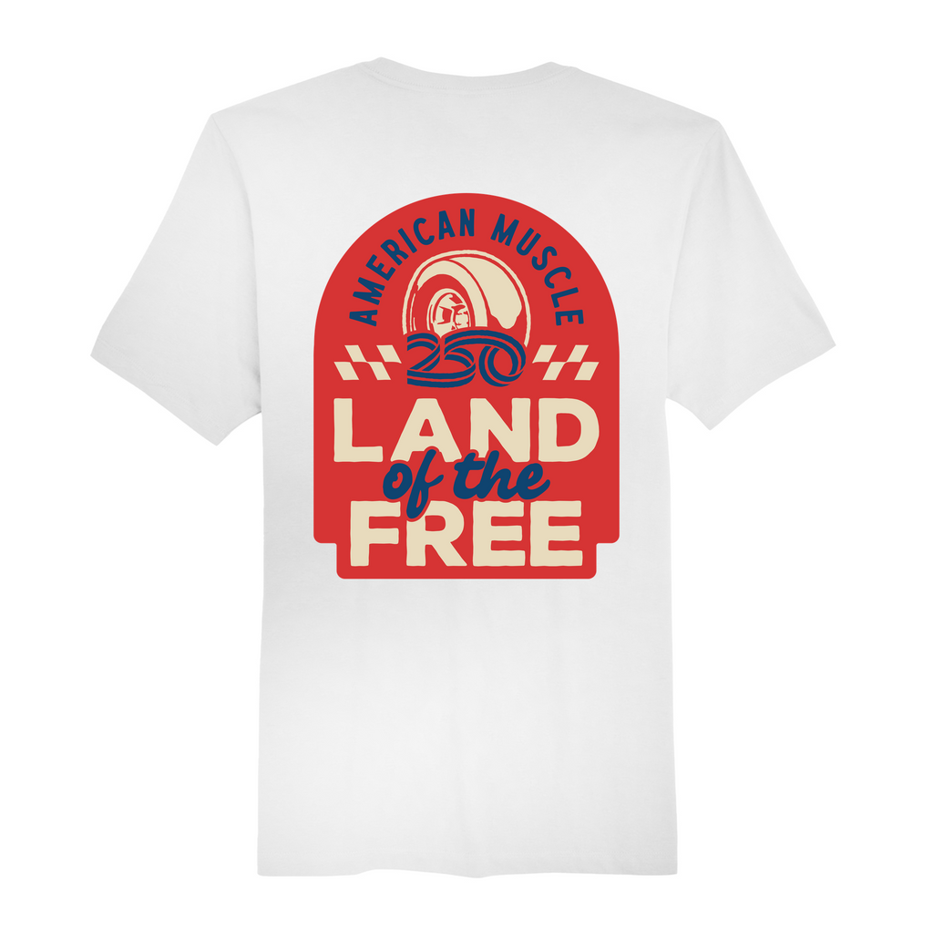 Mens Medium White Short Sleeve Tee