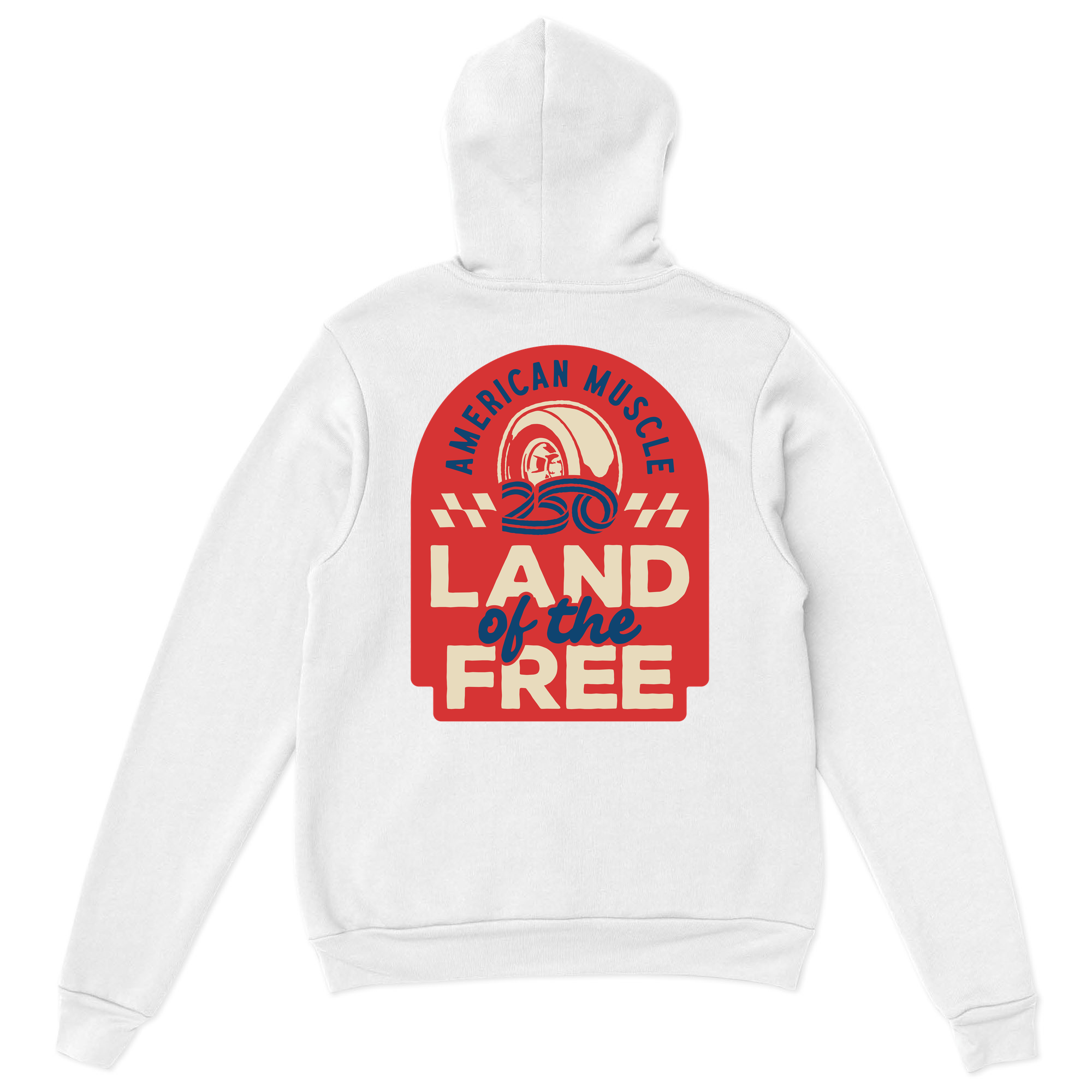 Mens Medium White Style_Hoodie