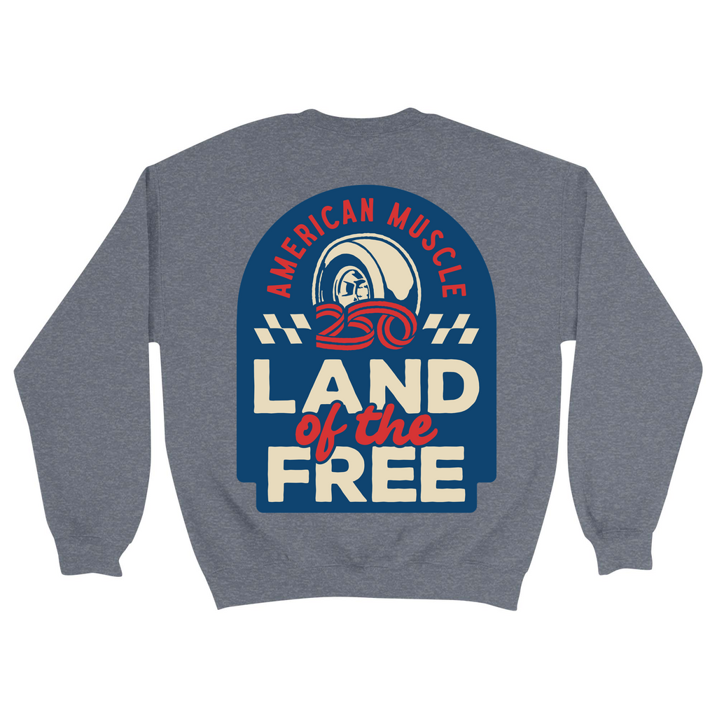 Unisex Medium Dark Ash Crewneck Sweatshirt