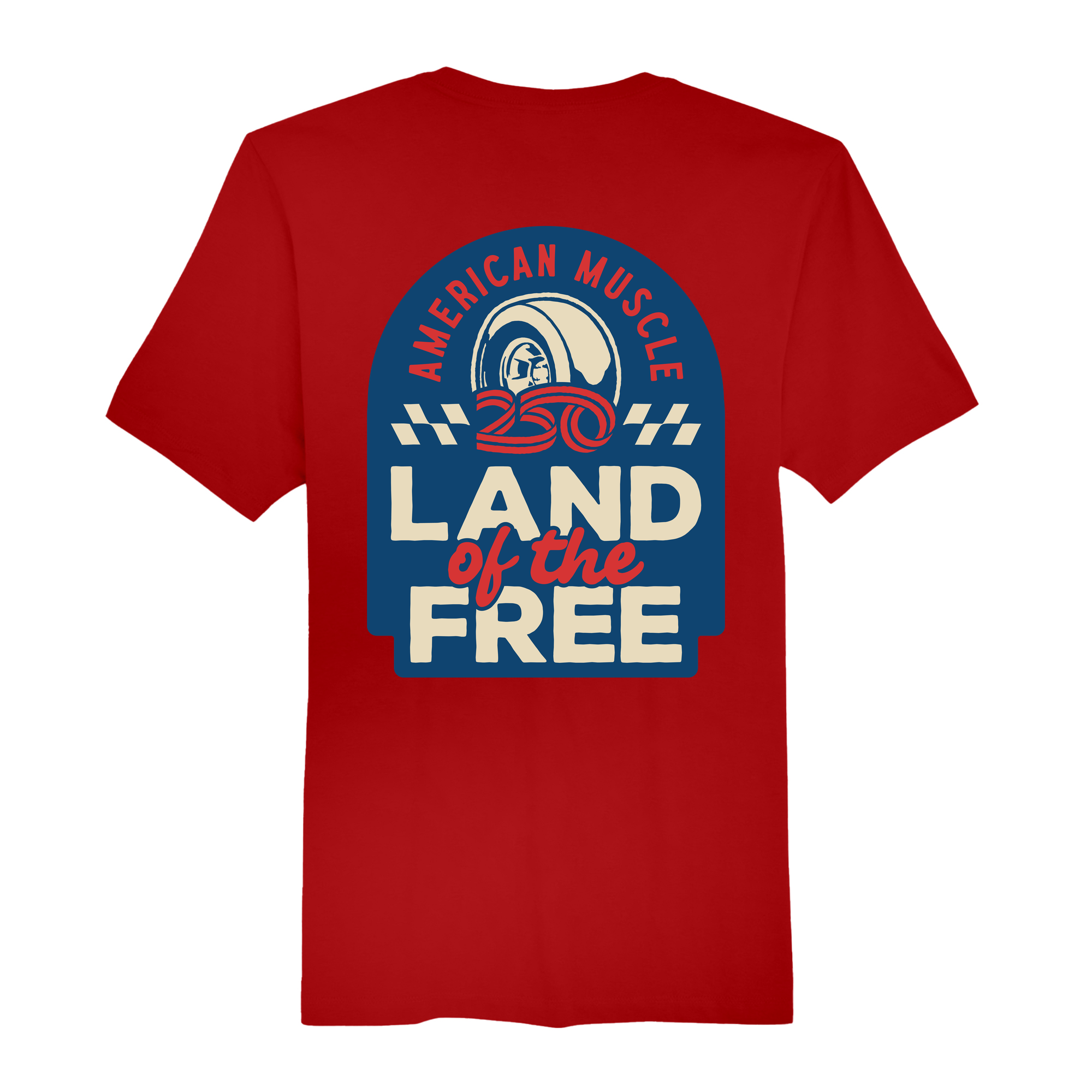 Mens Medium Red Short Sleeve Tee