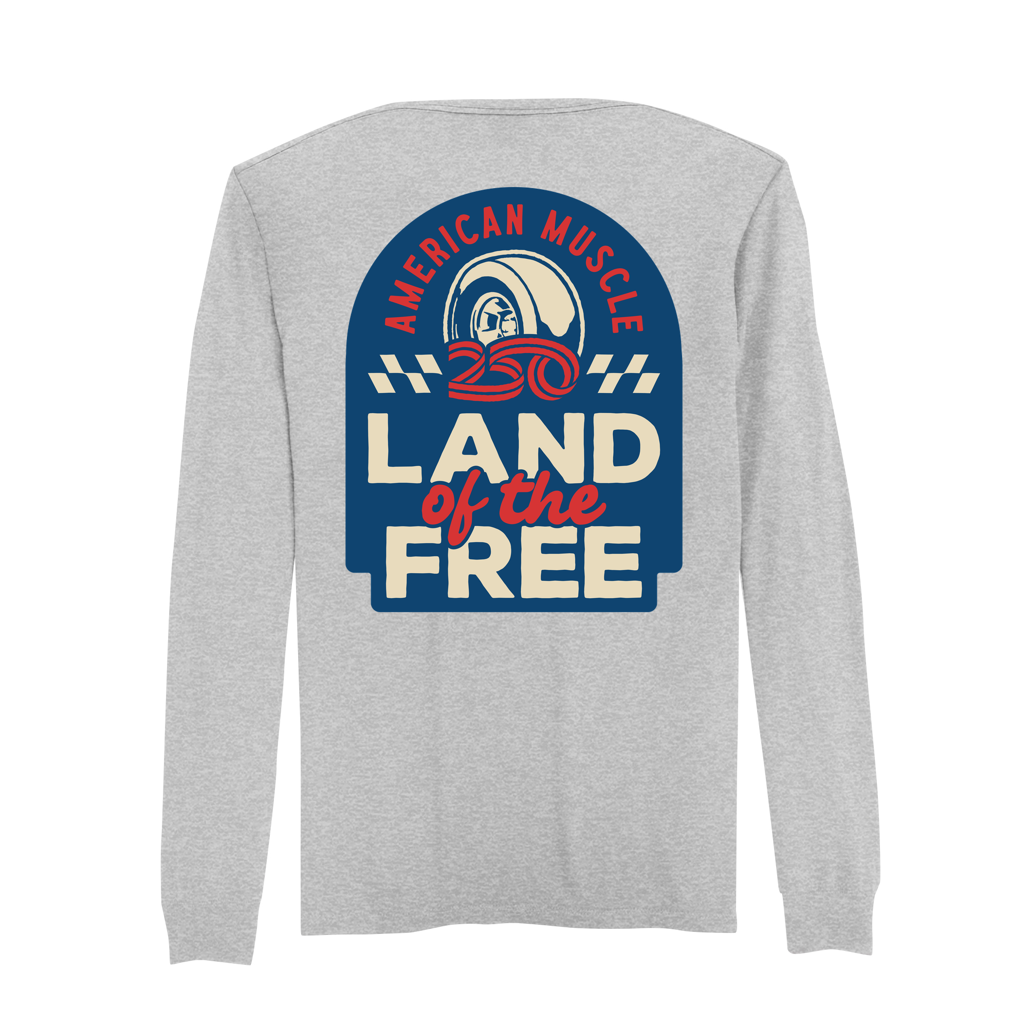 Mens Medium Athletic Heather Style_Long Sleeve