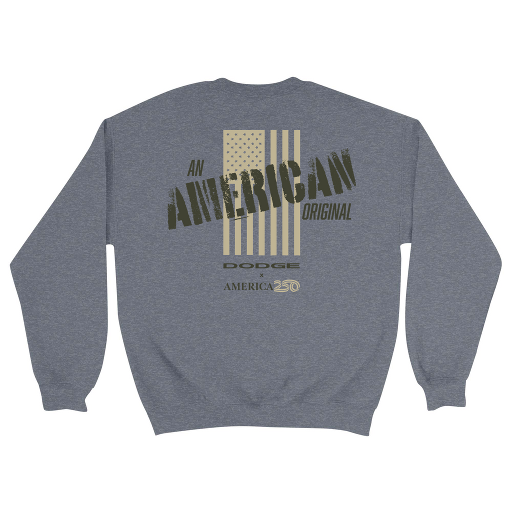 Unisex Medium Dark Ash Crewneck Sweatshirt