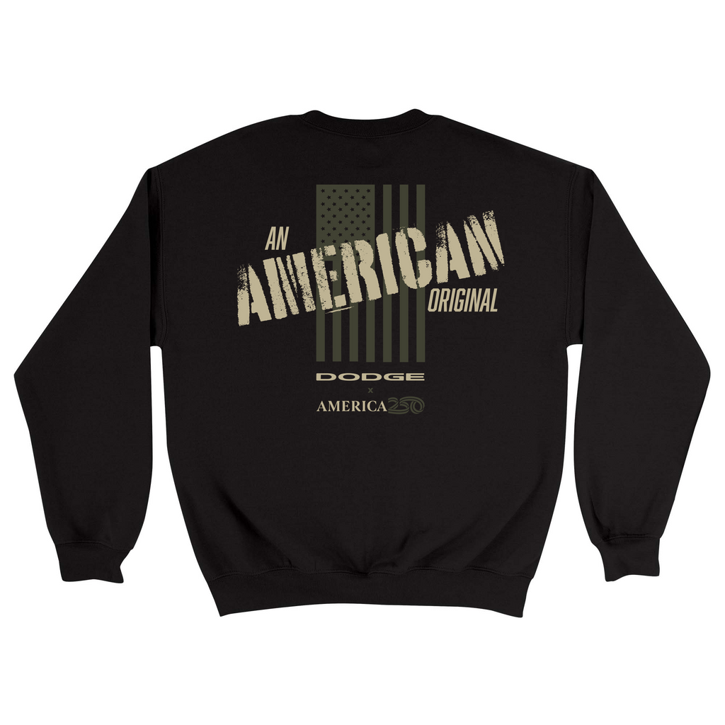 Unisex Medium Black Crewneck Sweatshirt