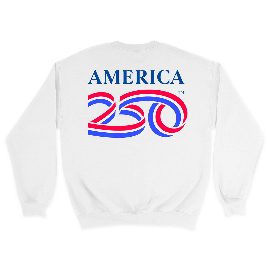Unisex Medium White Crewneck Sweatshirt