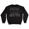 Unisex Medium Black Crewneck Sweatshirt