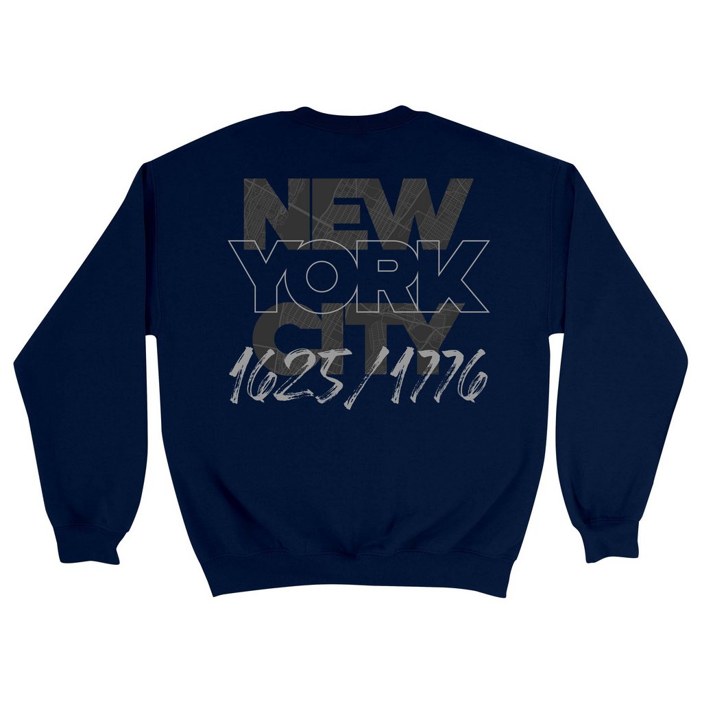 Unisex Medium Navy Crewneck Sweatshirt