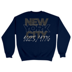 Unisex Medium Navy Crewneck Sweatshirt