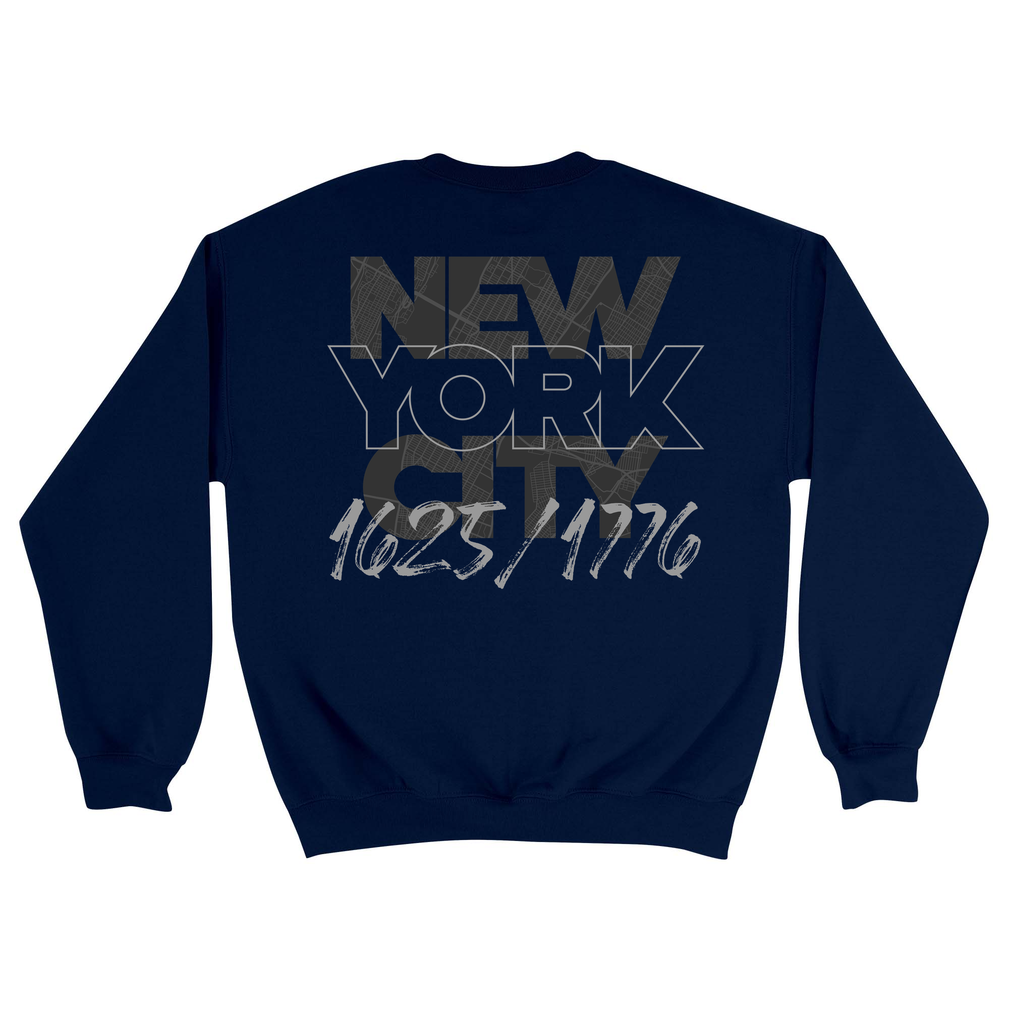 Unisex Medium Navy Crewneck Sweatshirt