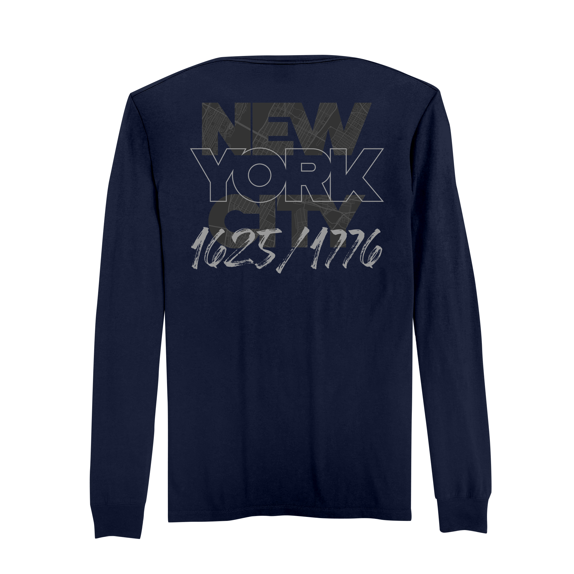 Mens Medium Strong Navy Style_Long Sleeve