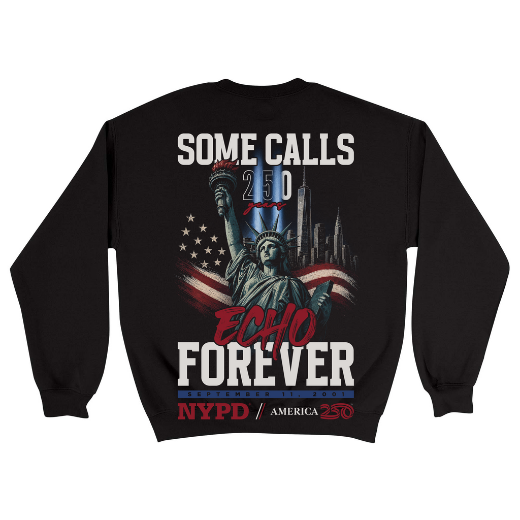 Unisex Medium Black Crewneck Sweatshirt