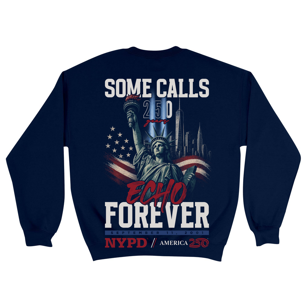 Unisex Medium Navy Crewneck Sweatshirt