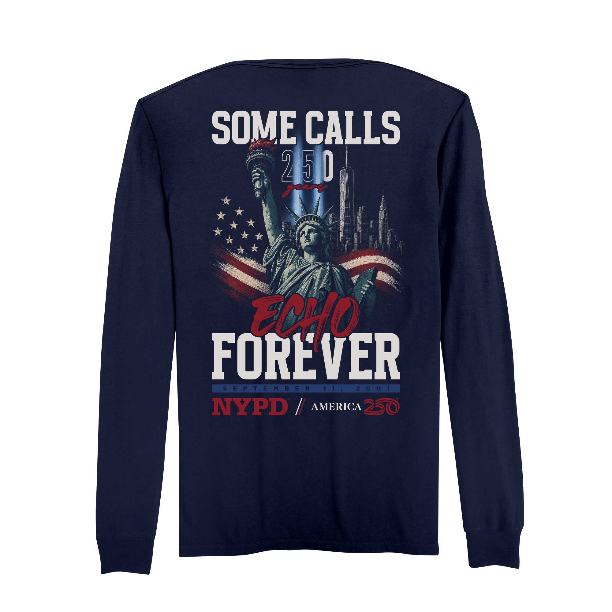 Mens Medium Strong Navy Style_Long Sleeve