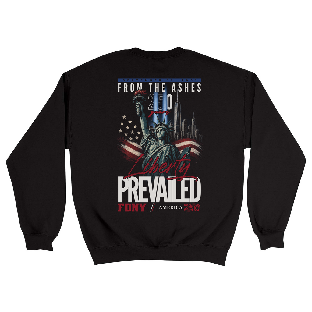 Unisex Medium Black Crewneck Sweatshirt