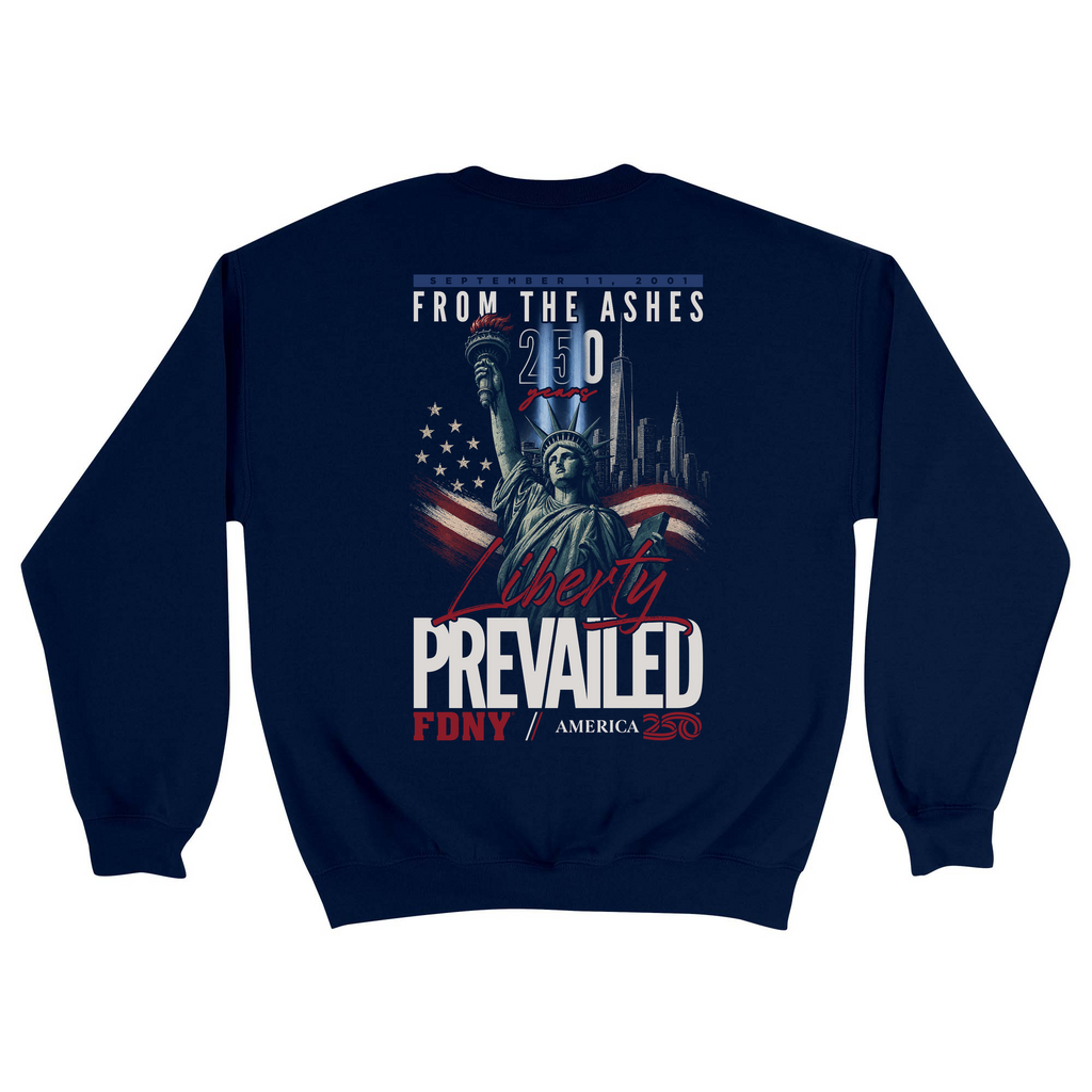 Unisex Medium Navy Crewneck Sweatshirt