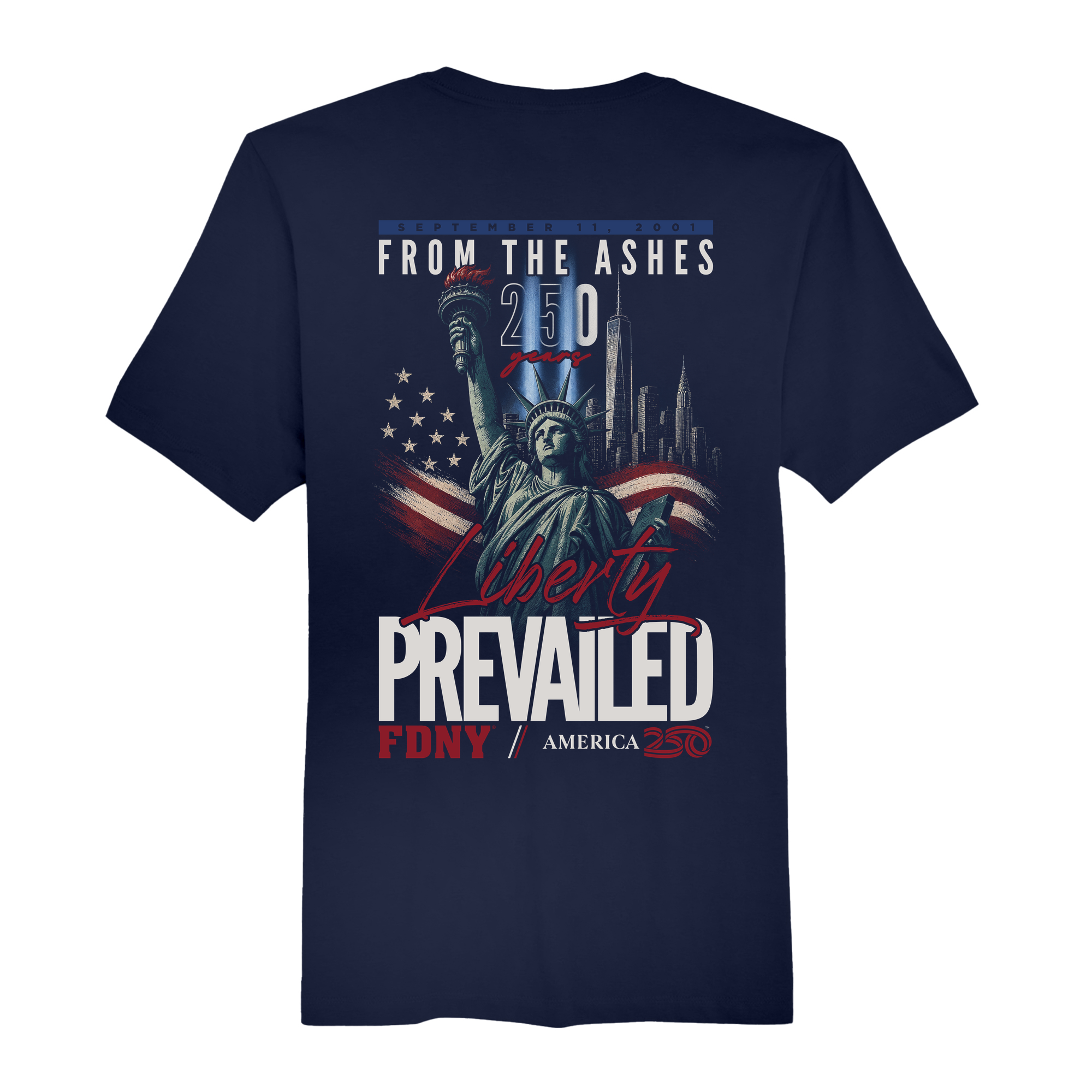 Mens Medium Navy Short Sleeve Tee