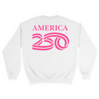 Unisex Medium White Crewneck Sweatshirt