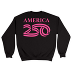 Unisex Medium Black Crewneck Sweatshirt