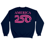 Unisex Medium Navy Crewneck Sweatshirt