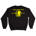 Unisex Medium Black Crewneck Sweatshirt