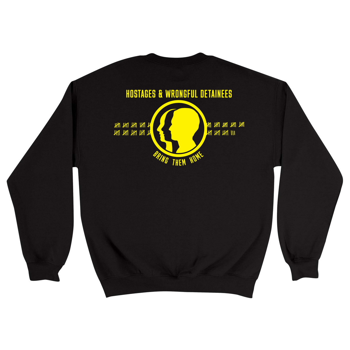 Unisex Medium Black Crewneck Sweatshirt