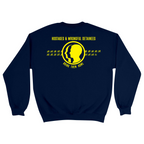 Unisex Medium Navy Crewneck Sweatshirt
