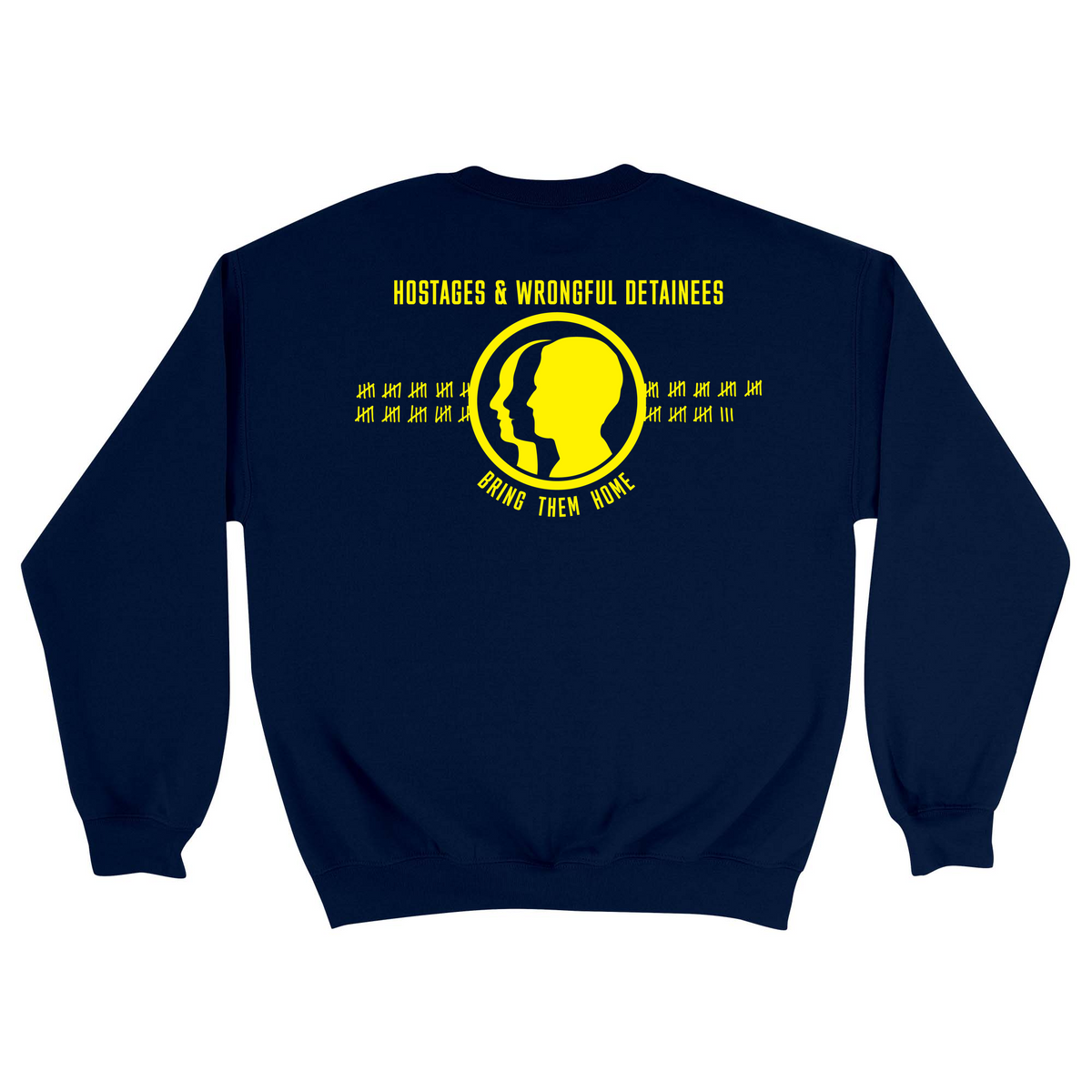 Unisex Medium Navy Crewneck Sweatshirt