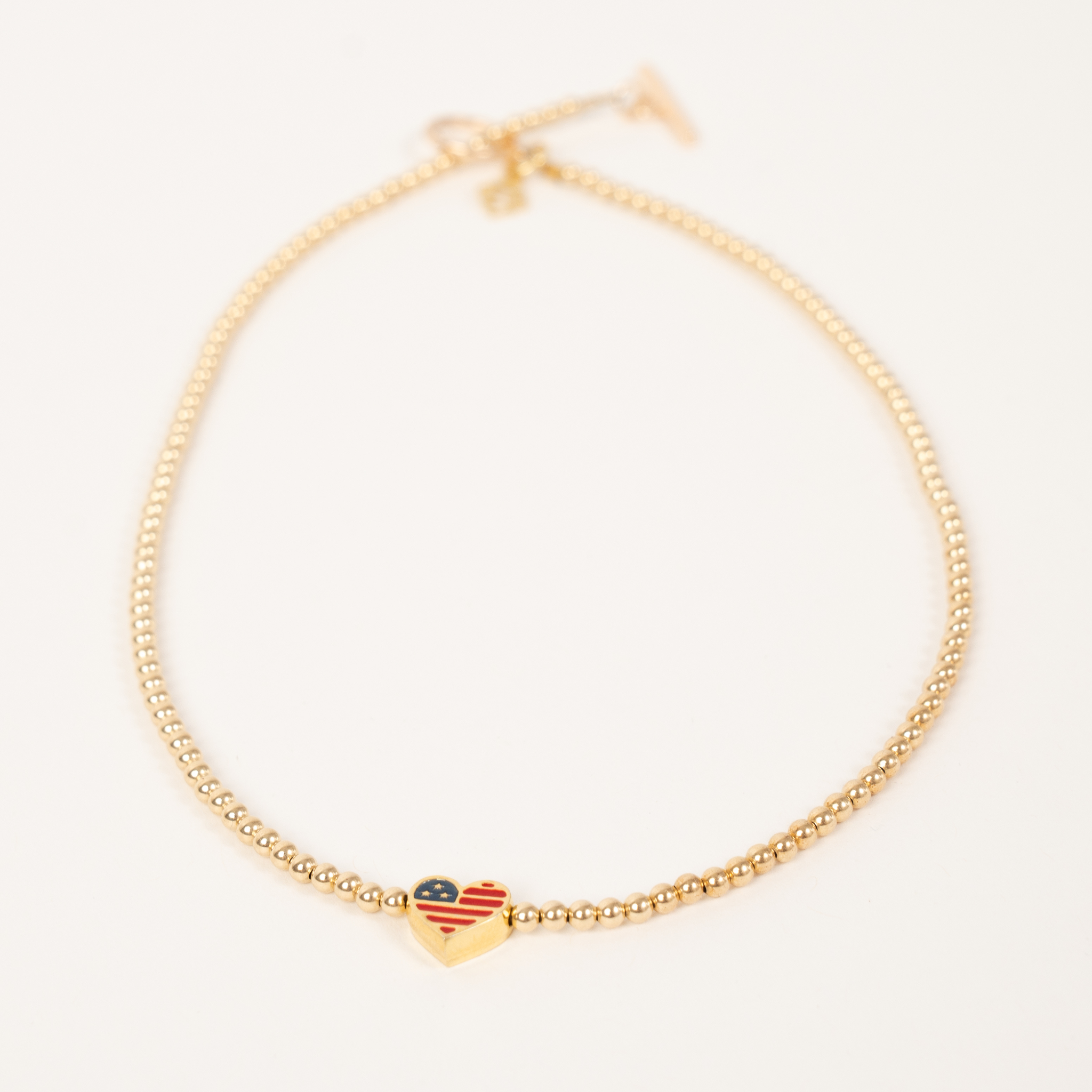 America250 Happy Heart Necklace