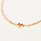 America250 Happy Heart Necklace