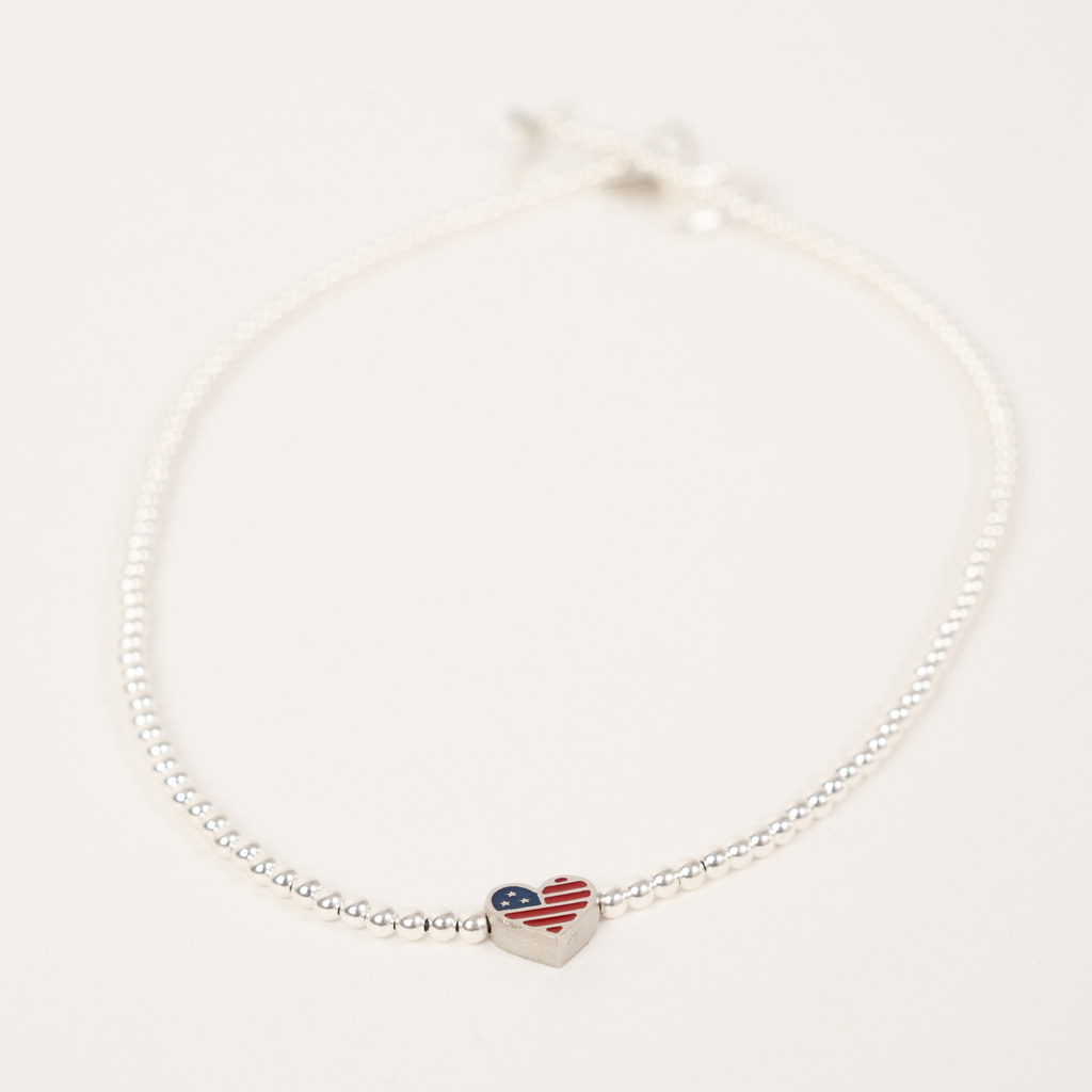 America250 Happy Heart Necklace
