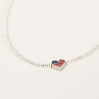 America250 Happy Heart Necklace