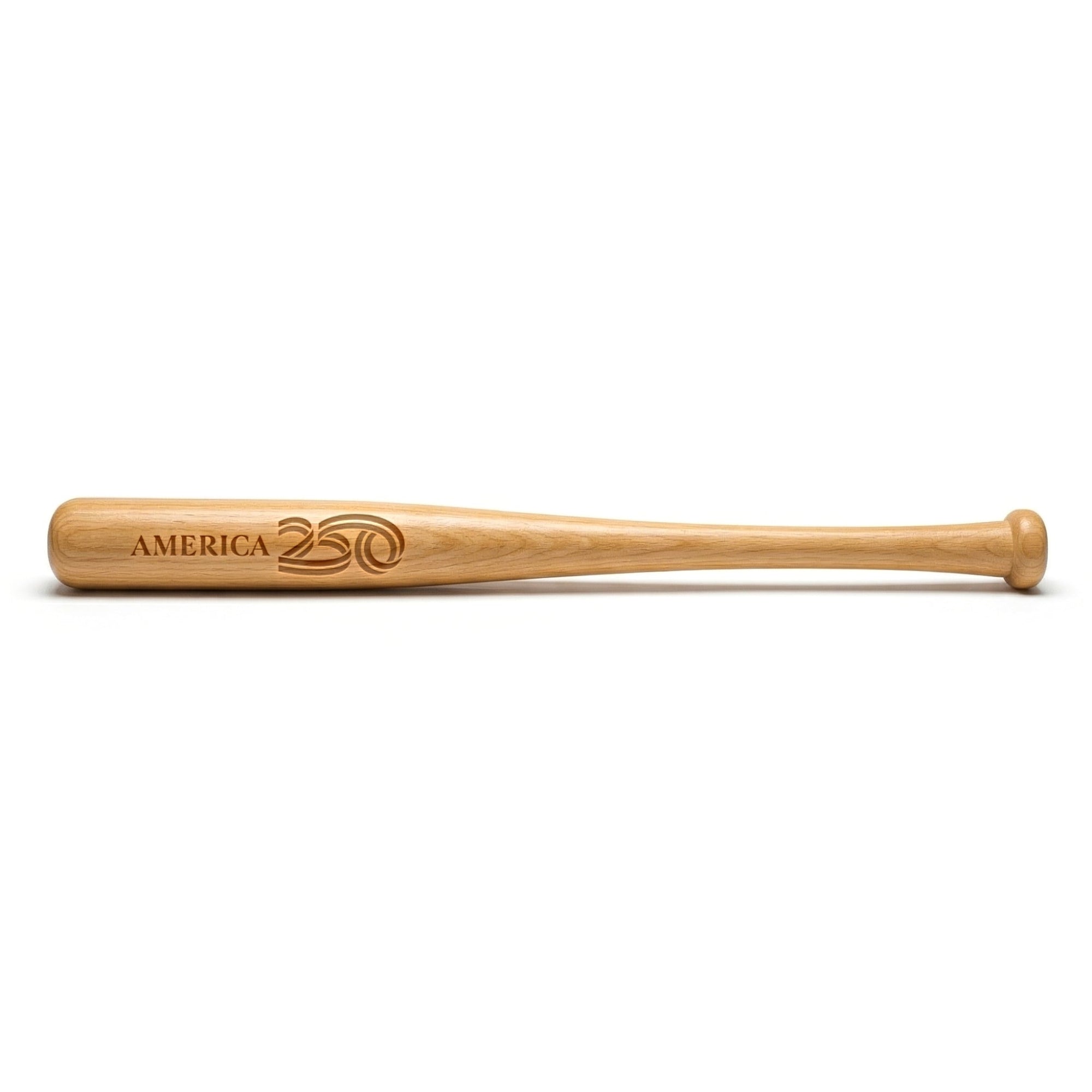 America250 18" Mini Solid Wood Baseball Bat