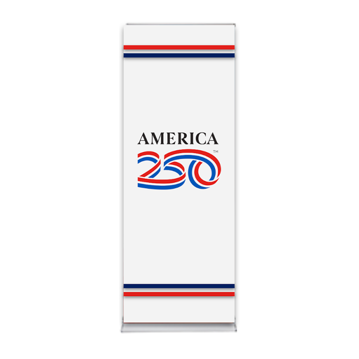 America250 36"x96" Retractable Banner