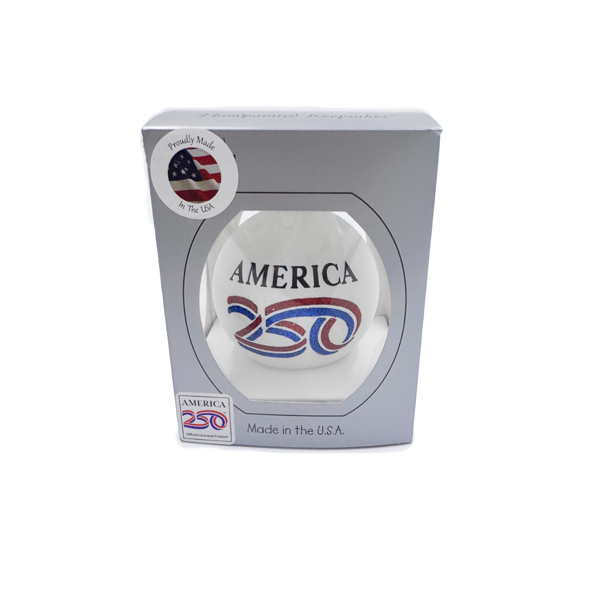 America250 Hand-Painted Ornament