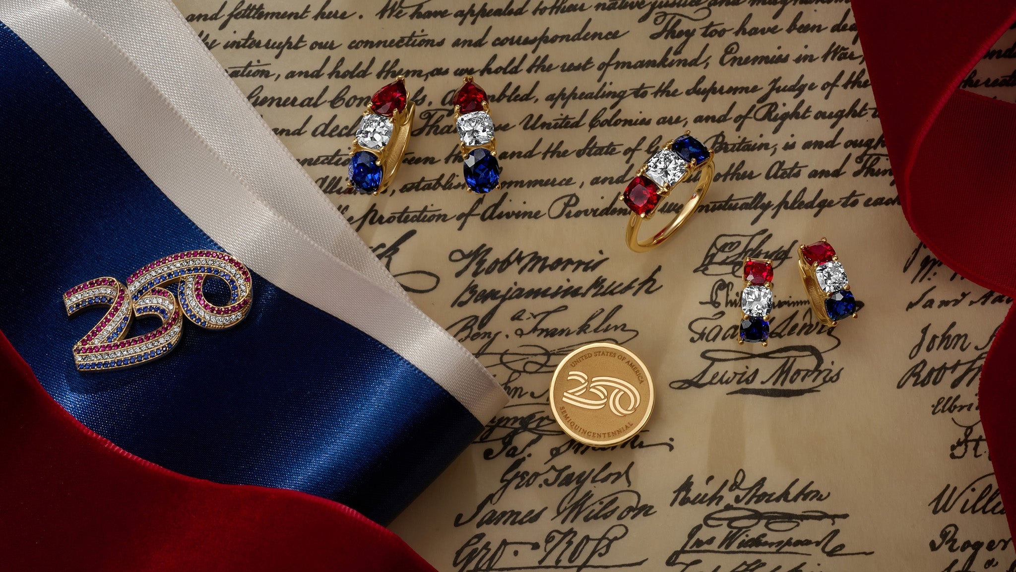 America250™ Diamond Commemorative Lapel Pin