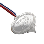 Limited Edition America250 Heritage Oval Ornament (Silver Plated)
