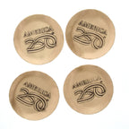 America250 4-Piece Commemorative Coaster Set with Caddy (Bronze)