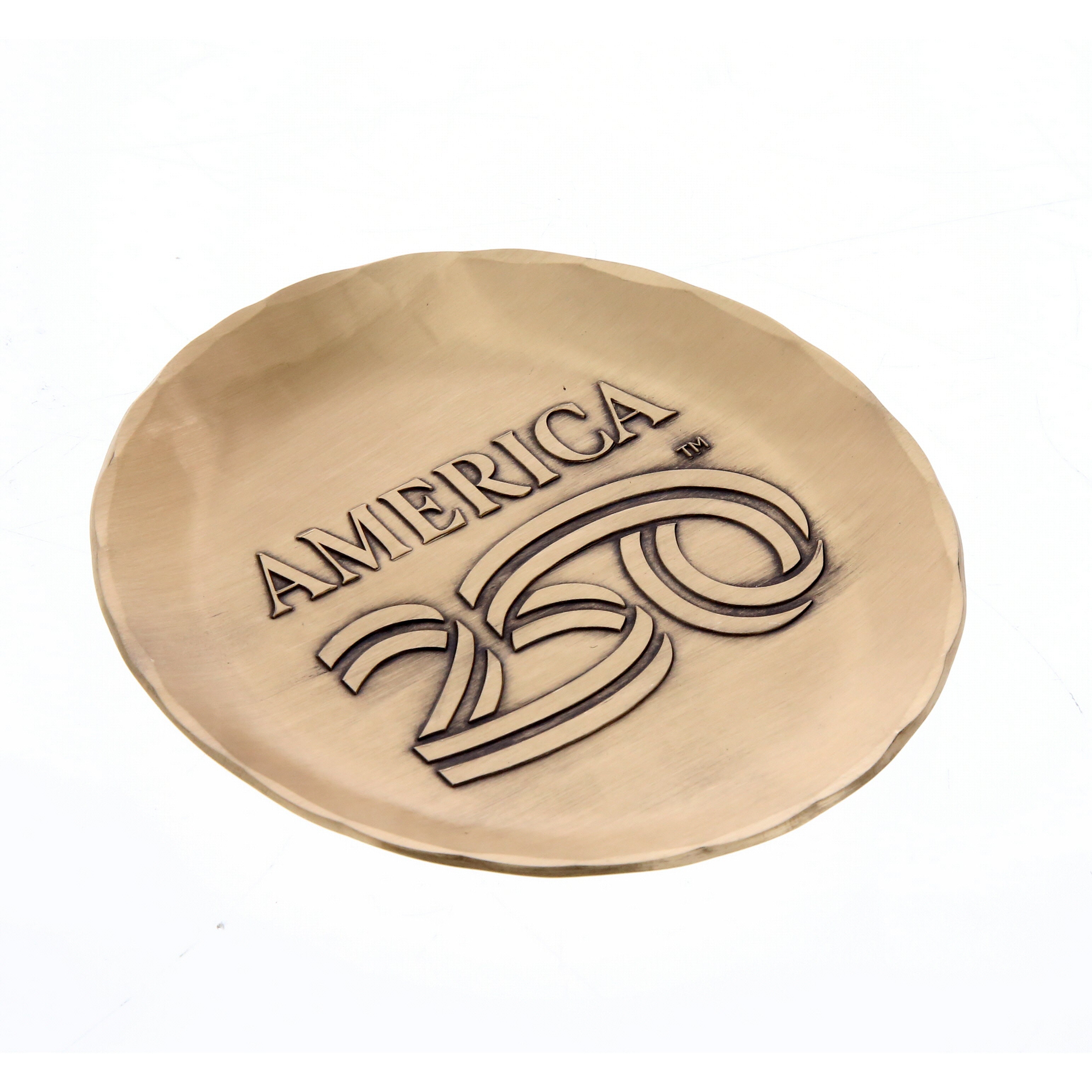 America250 4-Piece Commemorative Coaster Set with Caddy (Bronze)