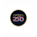 Official America250 Gold Plated Challenge Coin