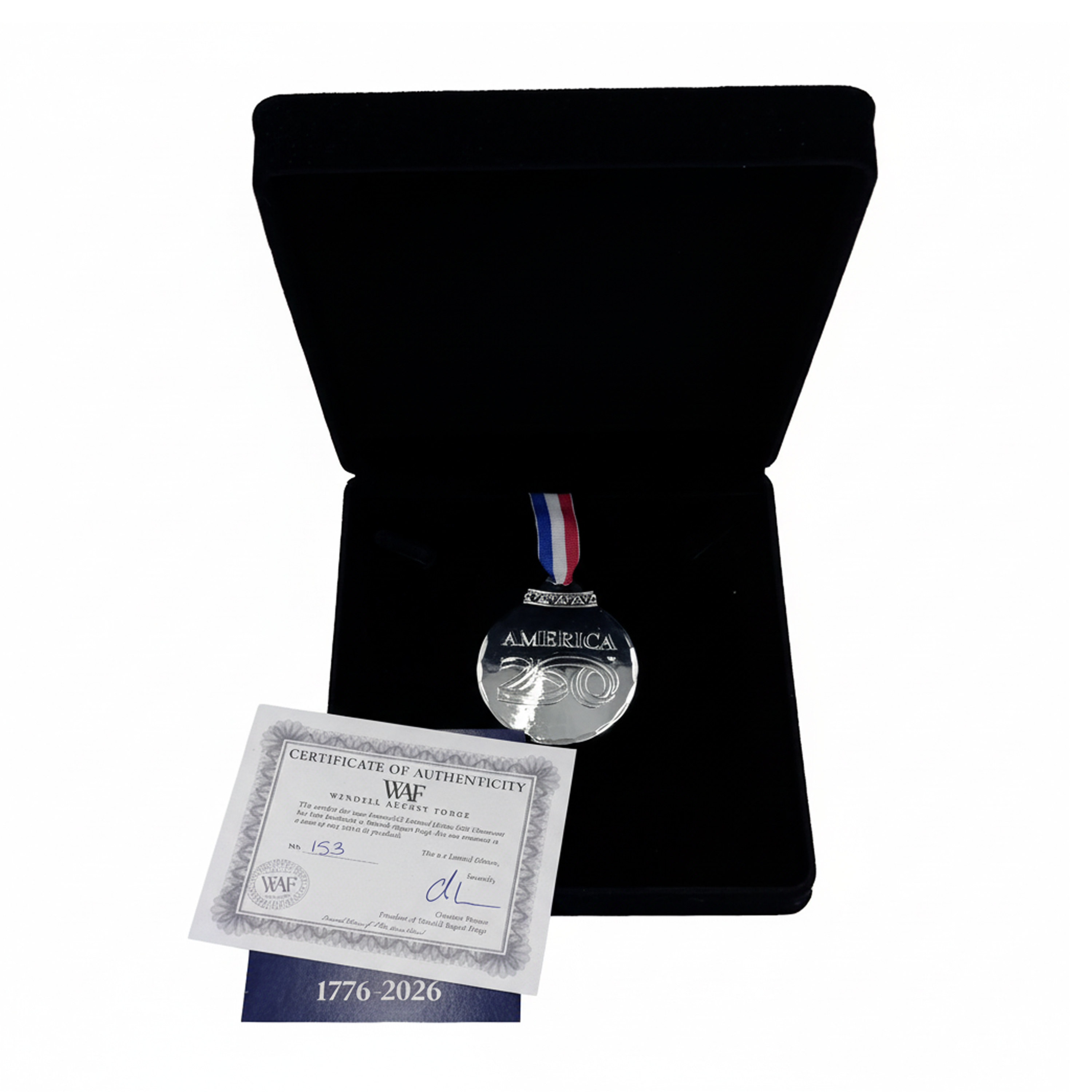 Limited Edition America250 Silver Ornament