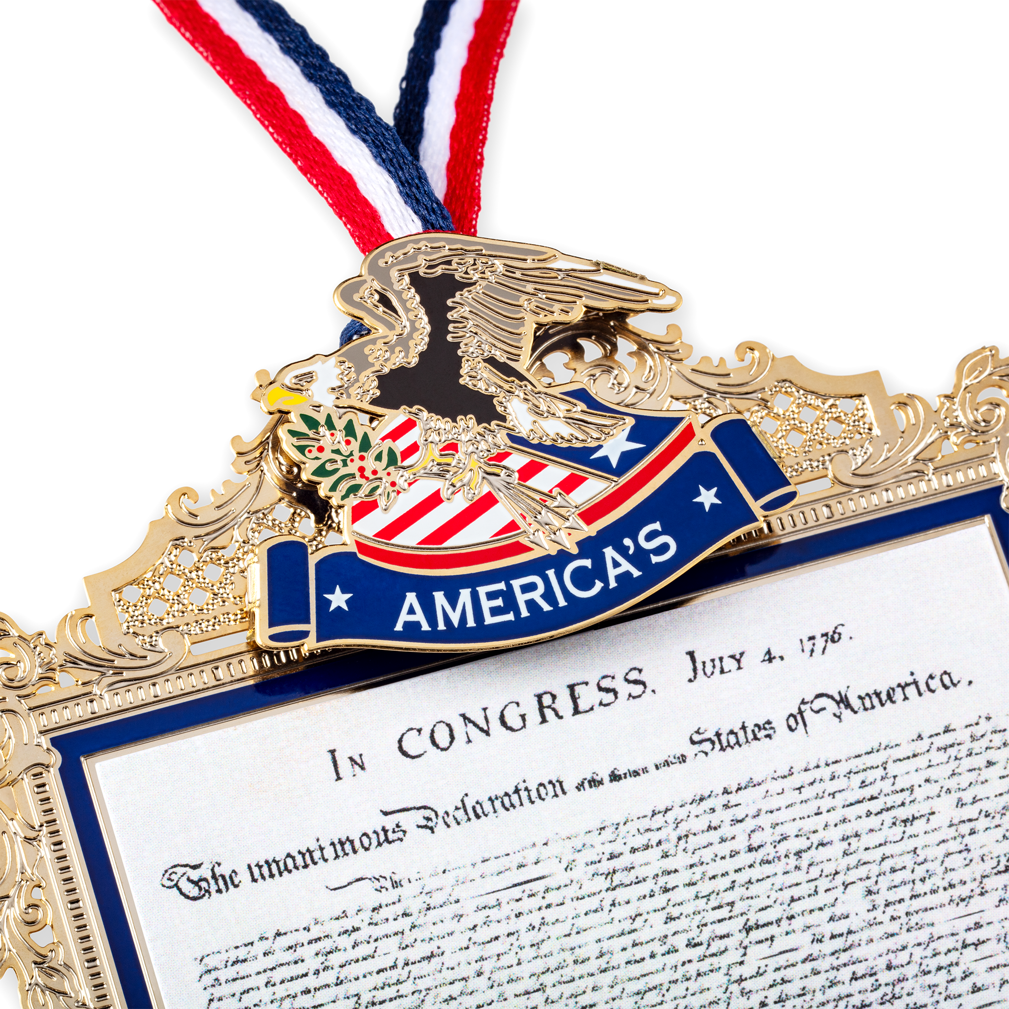 The Official Commemorative Ornament of America’s 250th Anniversary Celebration