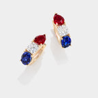 America250™ Signature Gemstone Hoop Earrings