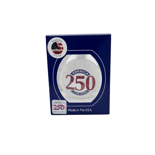 America250 1776-2026 Hand-Painted Ornament