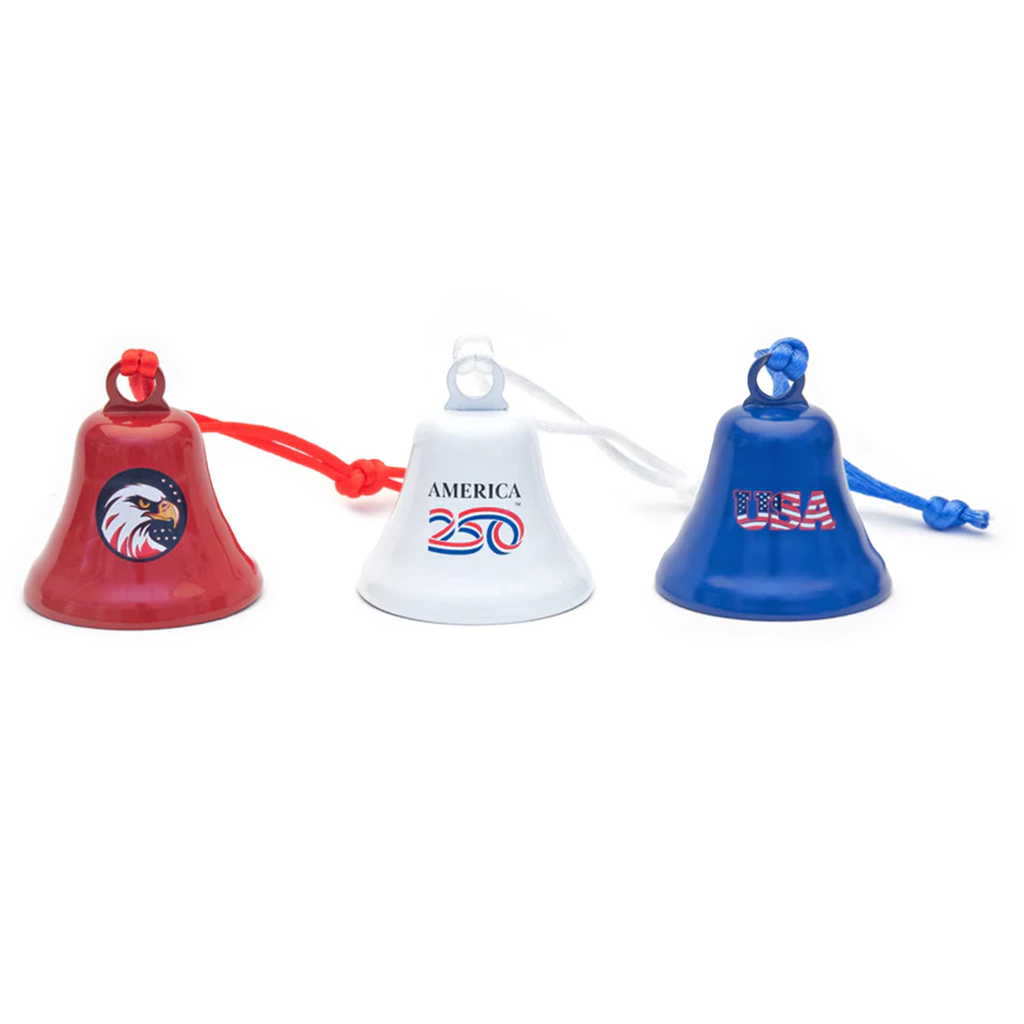 America250 3 Piece Ornament Bell Set
