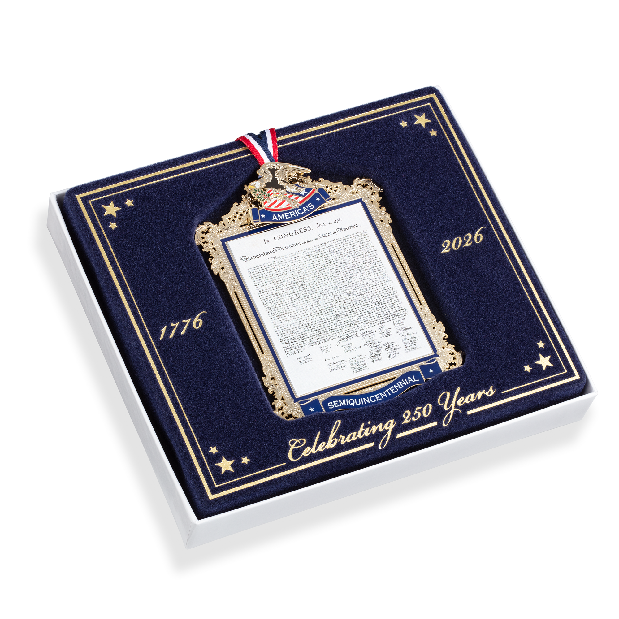The Official Commemorative Ornament of America’s 250th Anniversary Celebration